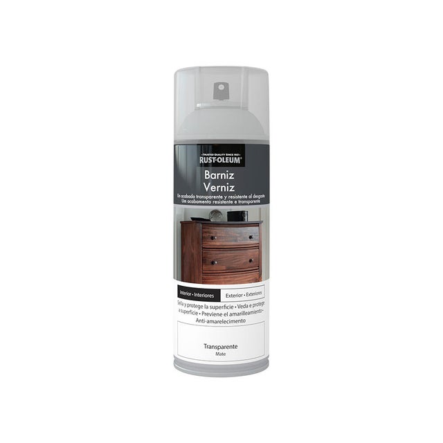 Spray Verniz par moveis mate Rust Oleum 400ml transparente