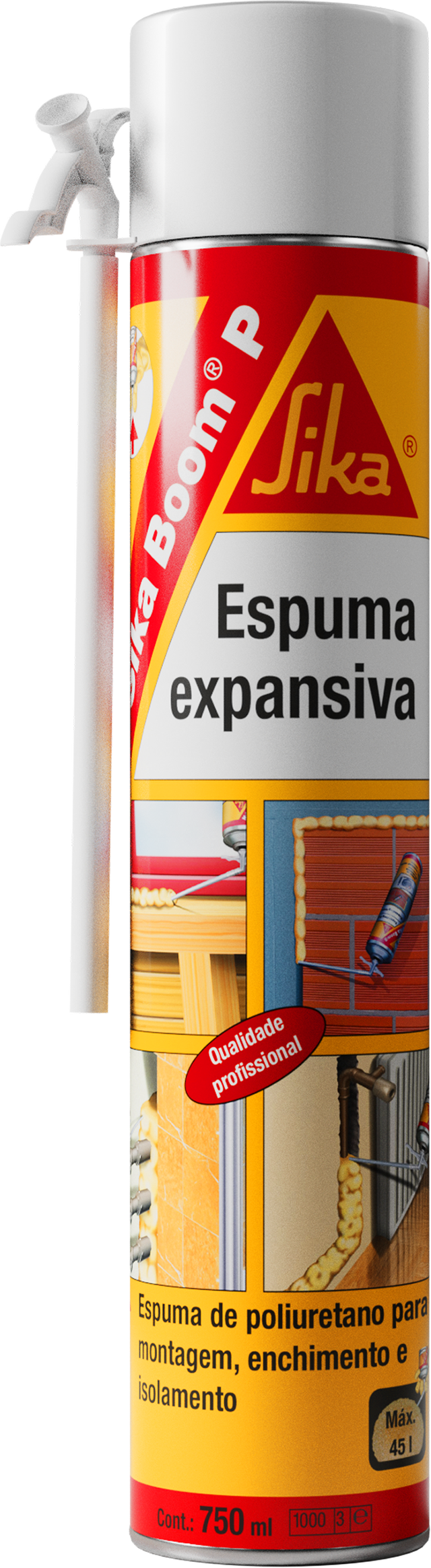 Espuma pu expansiva 750 ml Sika Boom P
