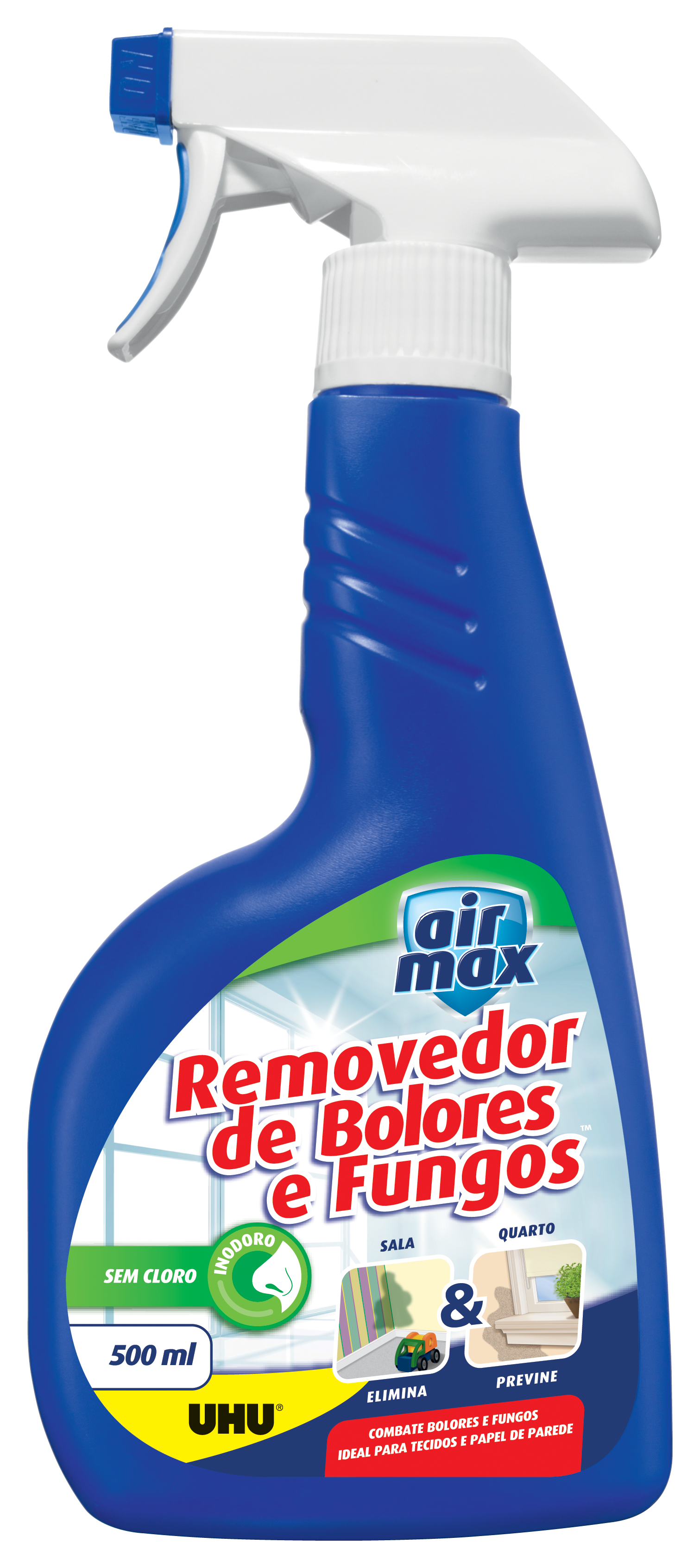 Removedor de bolores e fungos sem cloro 500 ml UHU - 3