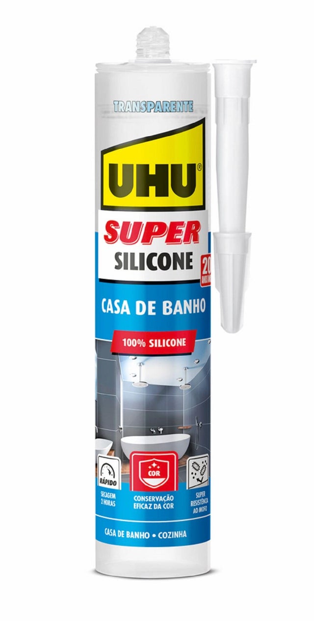 Silicone cozinhas e casas de banho 300 ml incolor Super UHU