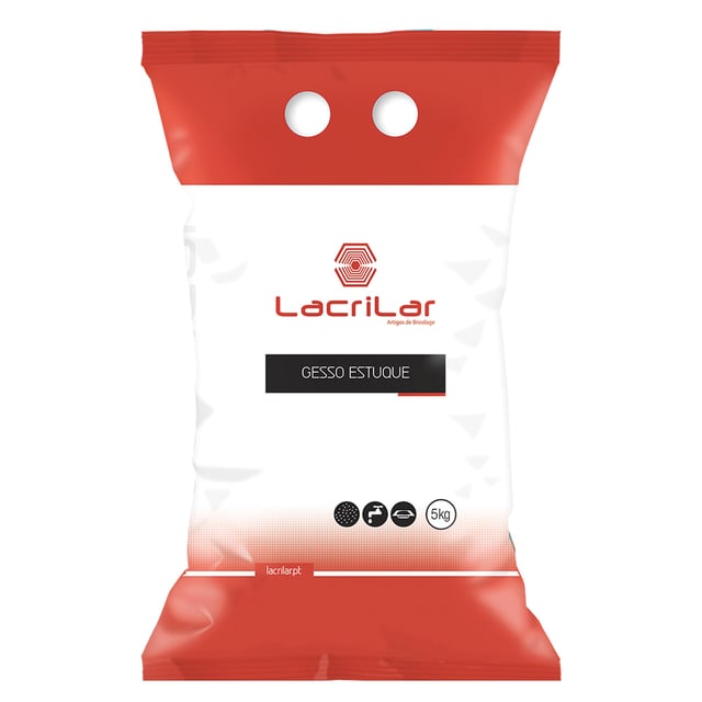 Gesso estuque Lacrilar 5kg