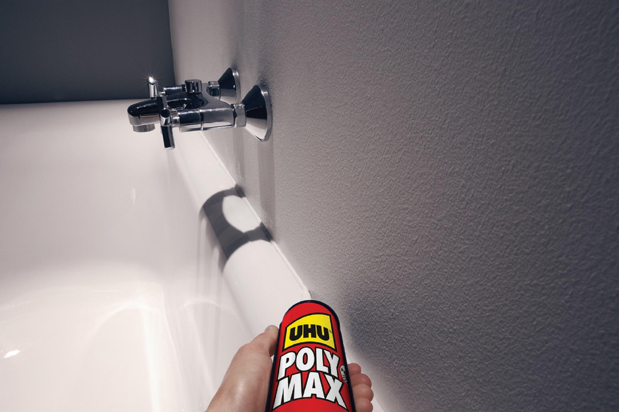 Cola e veda universal express 425 gr branco Polymax UHU - 8