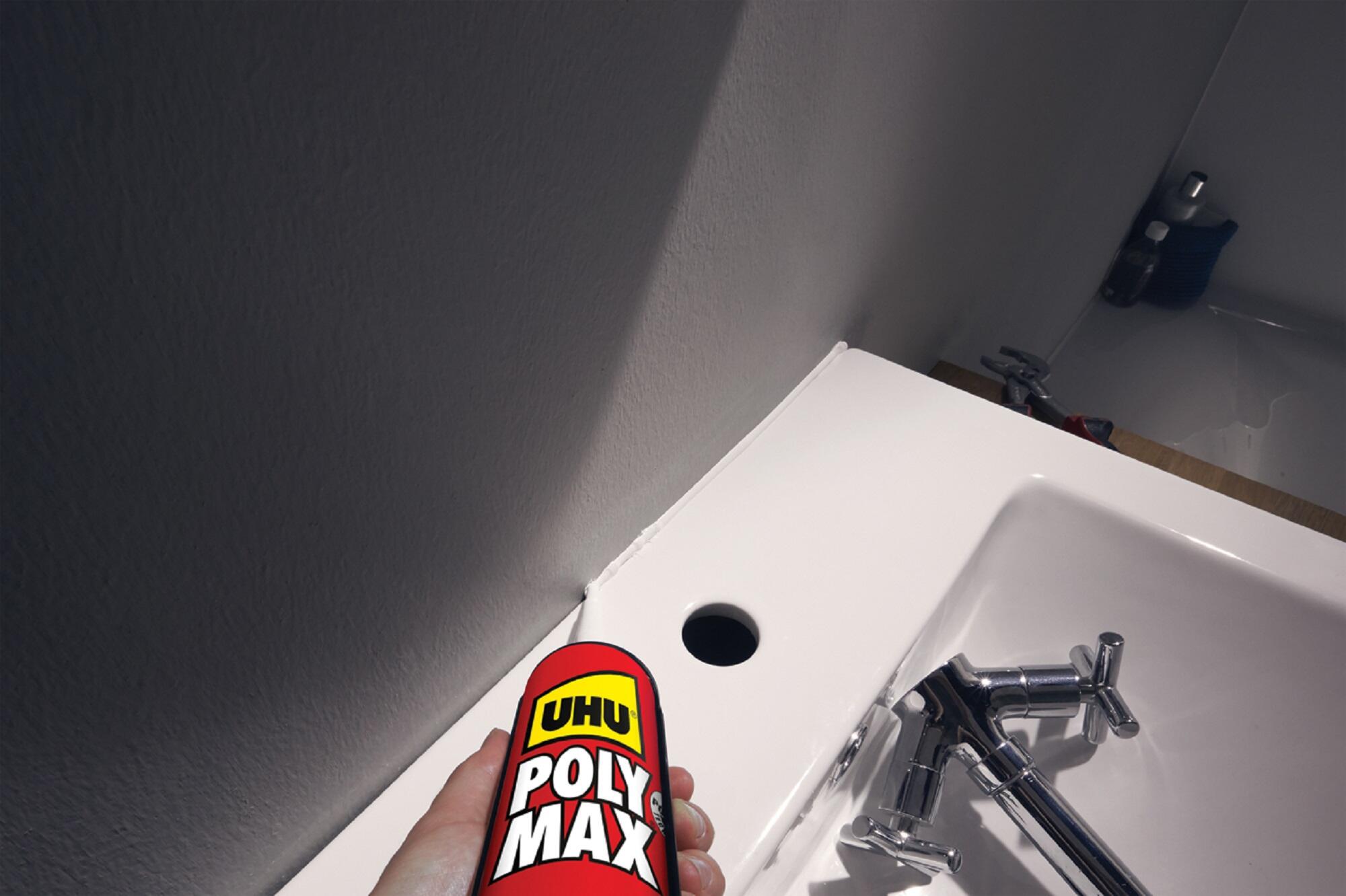 Cola e veda universal express 425 gr branco Polymax UHU - 6