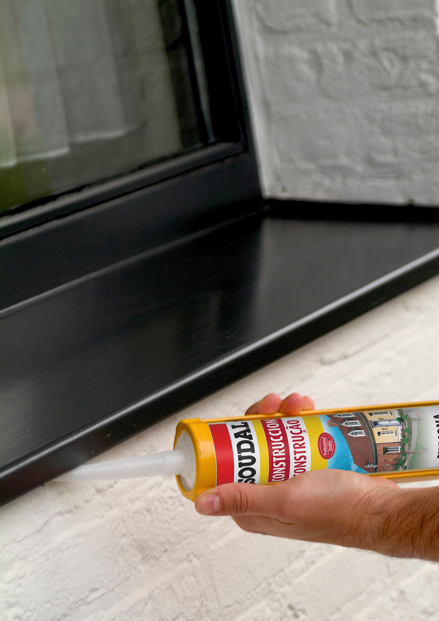 Silicone caixilharia neutro 300 ml preto Soudal - 3