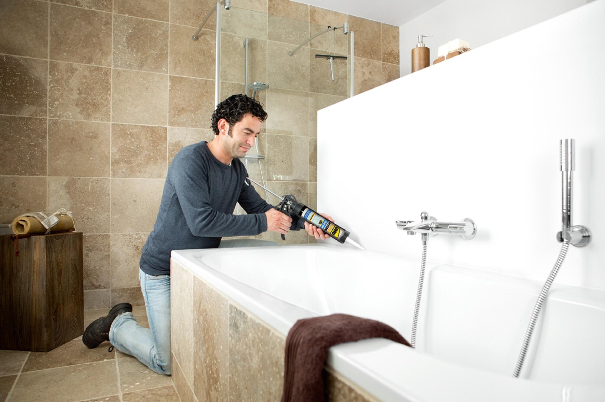 Silicone cozinhas e casas de banho 300 ml branco Super UHU - 2