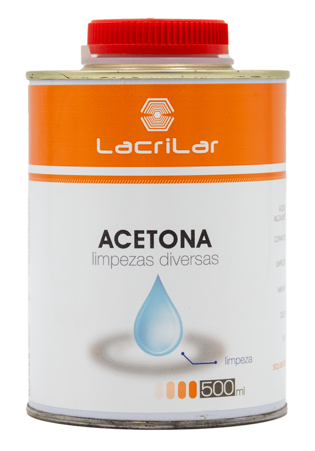 Acetona para limpar 0,5L Lacrilar