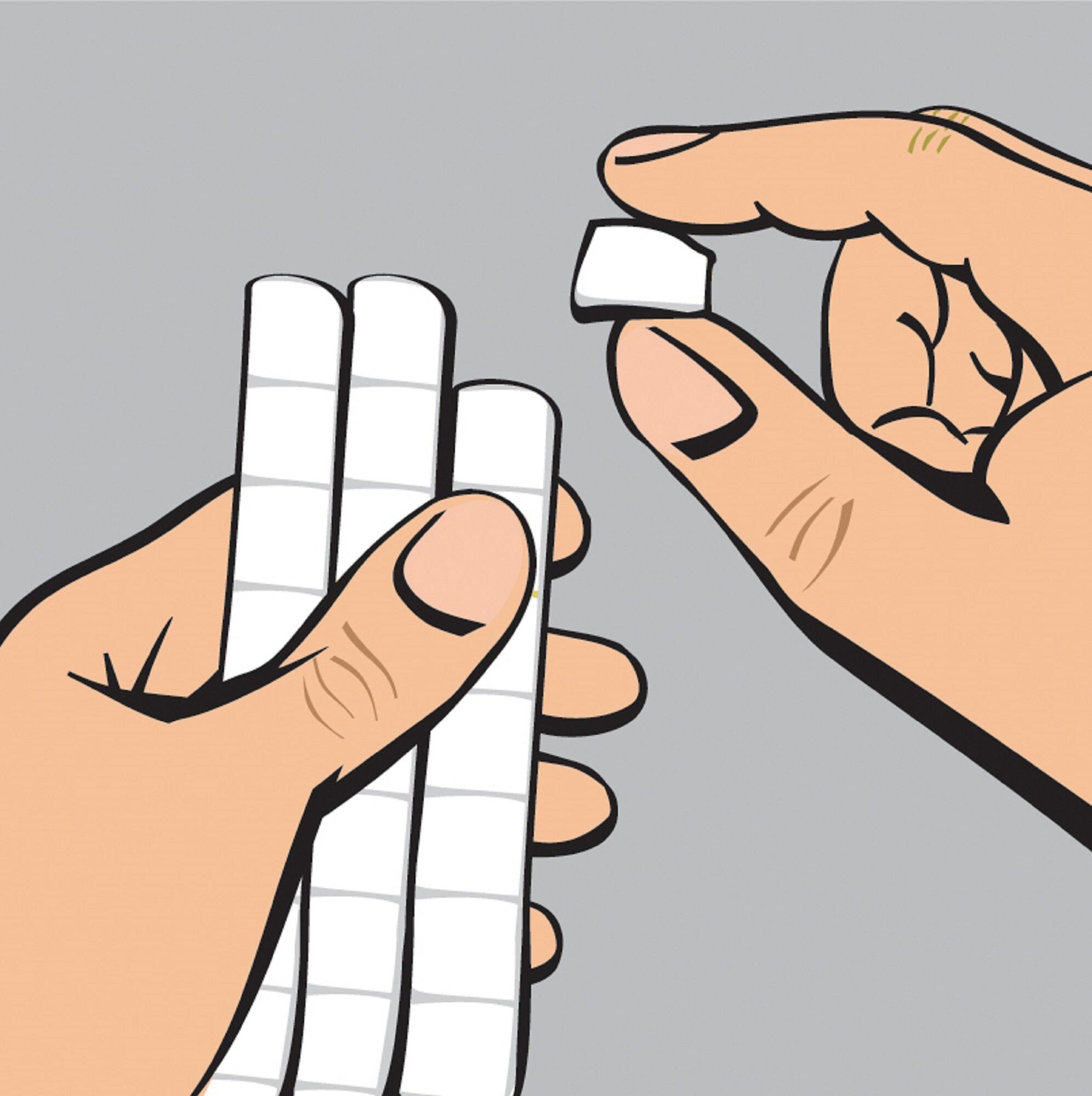 Pasta adesiva UHU Patafix 95 mm x 0.001 m - 8