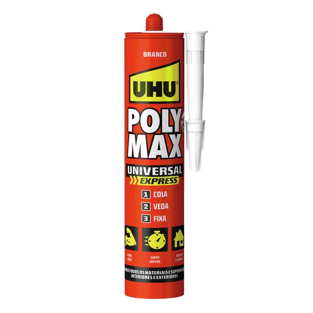 Cola e veda universal express 425 gr branco Polymax UHU