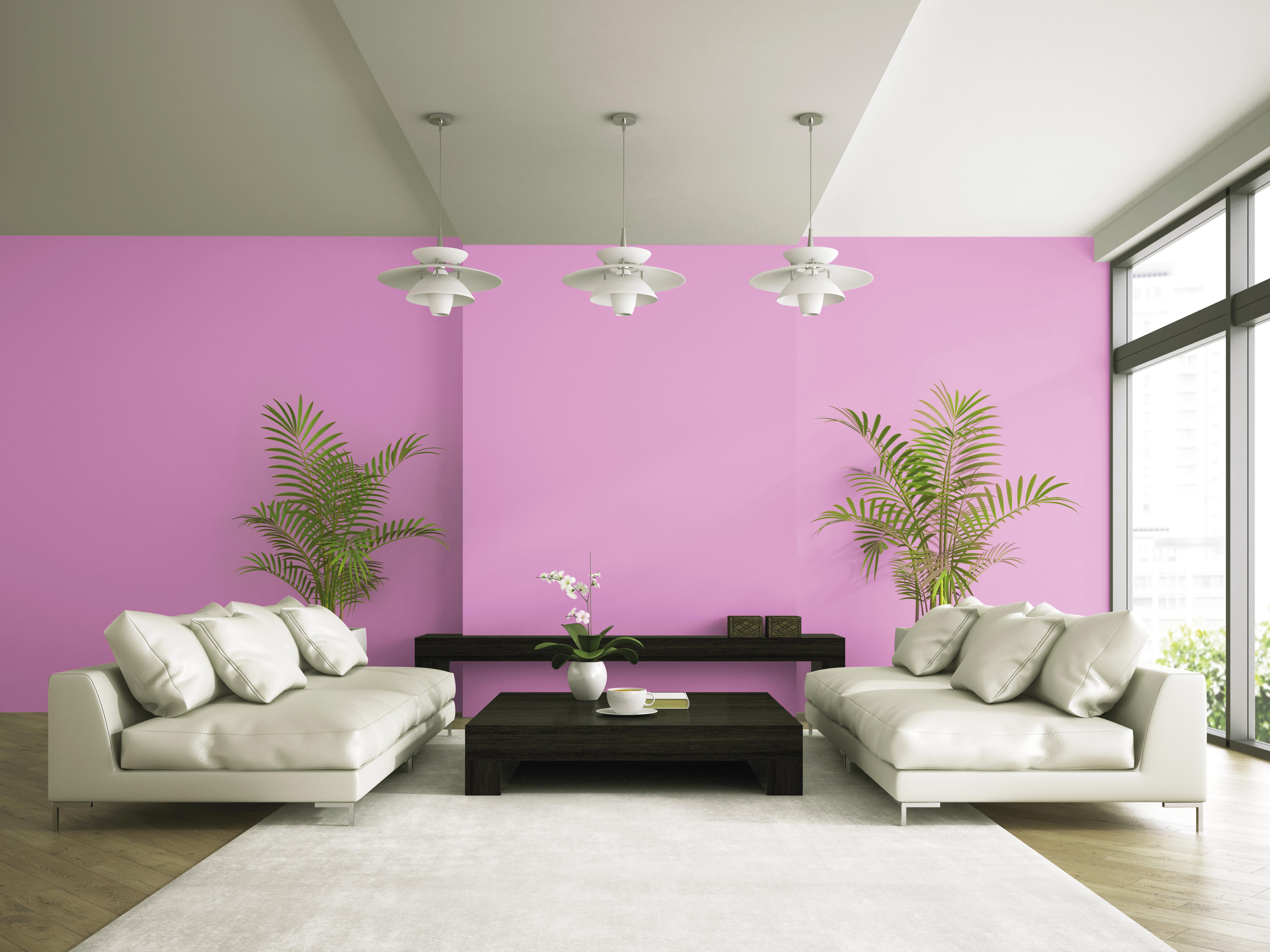 Tinta de interior decorativa acetinada GLAMOUR 1L ROSA ORIENT - 2