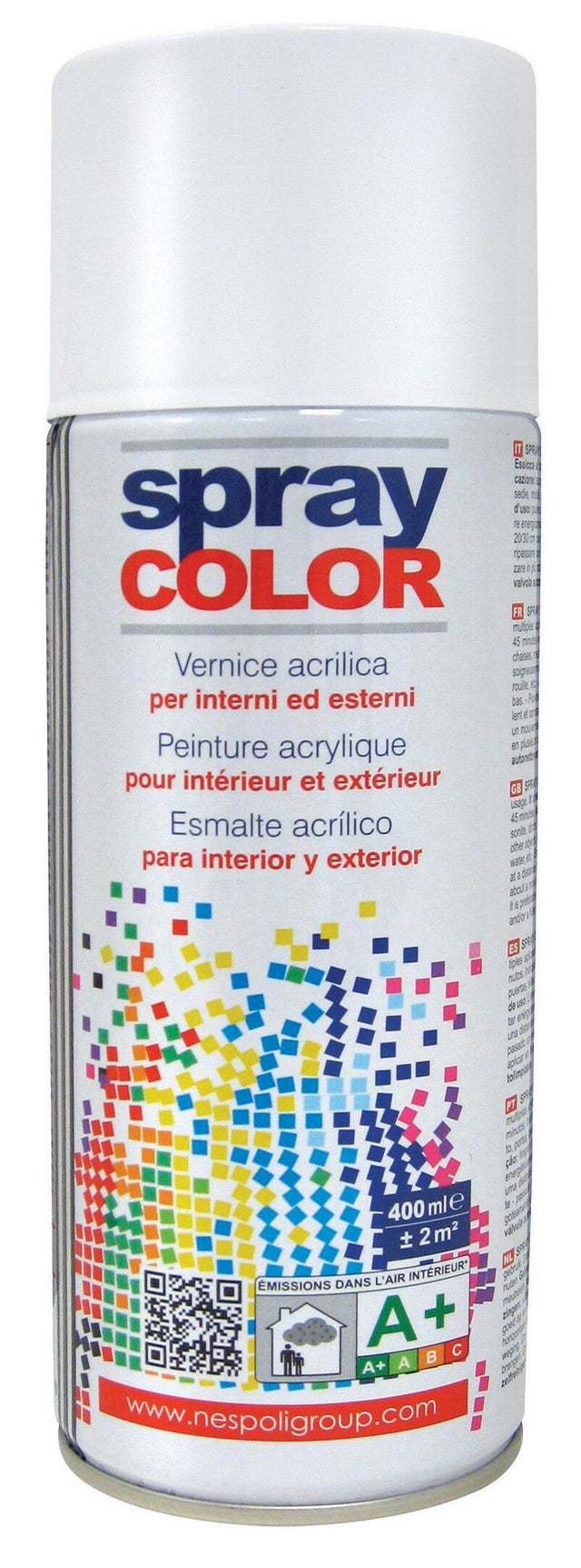 Spray multisuperficie mate SPRAYCOLOR 400ml branco