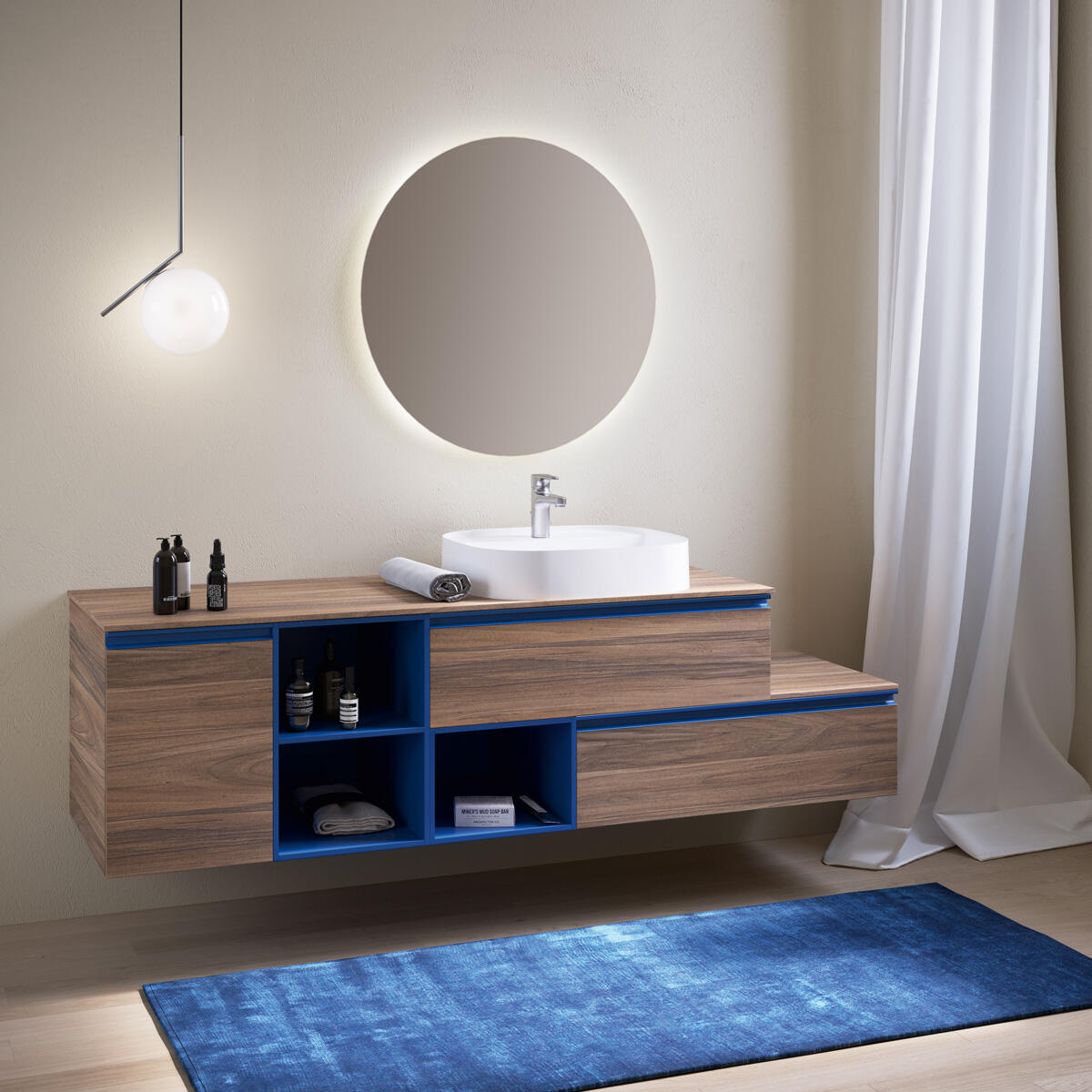 Cassettone da bagno P 51 x L 35 x H 25 cm colore a scelta - rivolgiti al nostro punto vendita - 2