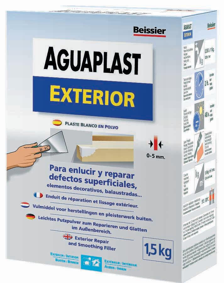 Massa enchimento exterior Aguaplast 1,5kg - 2