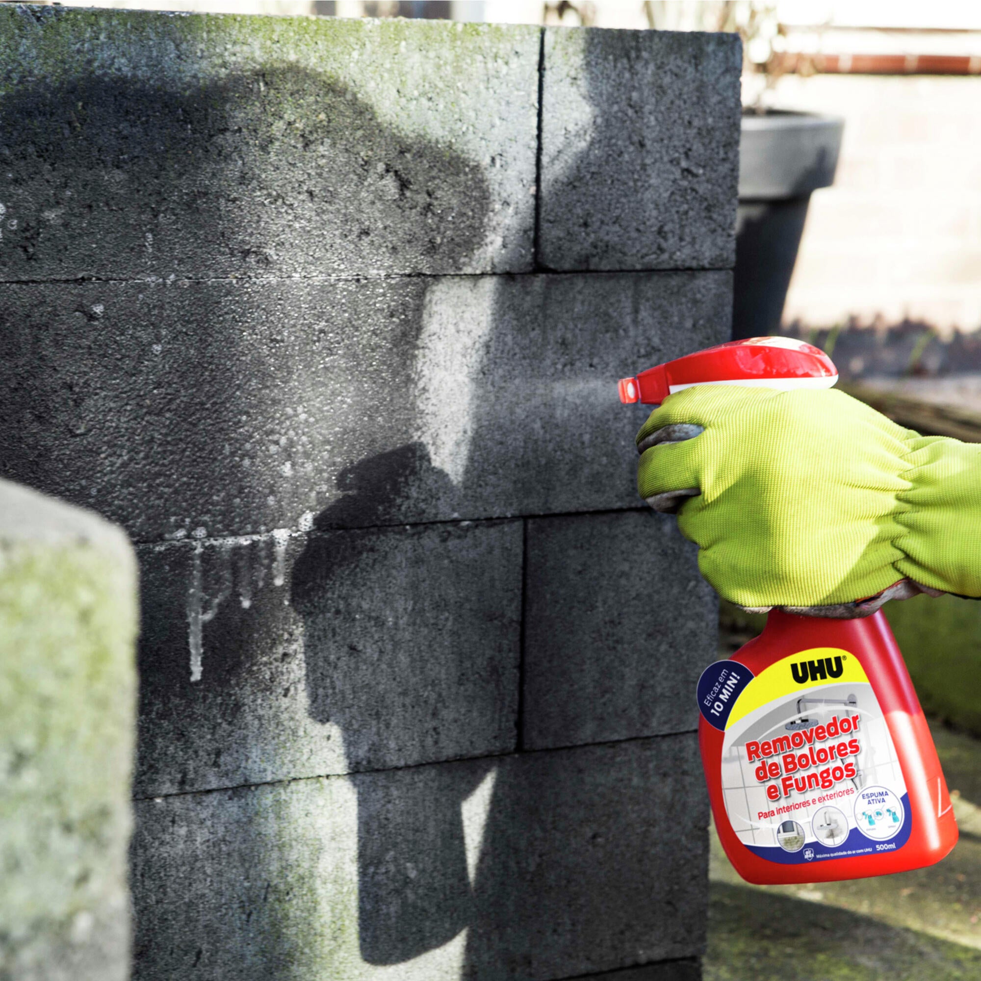 Removedor bolores e fungos 500 ml UHU - 4