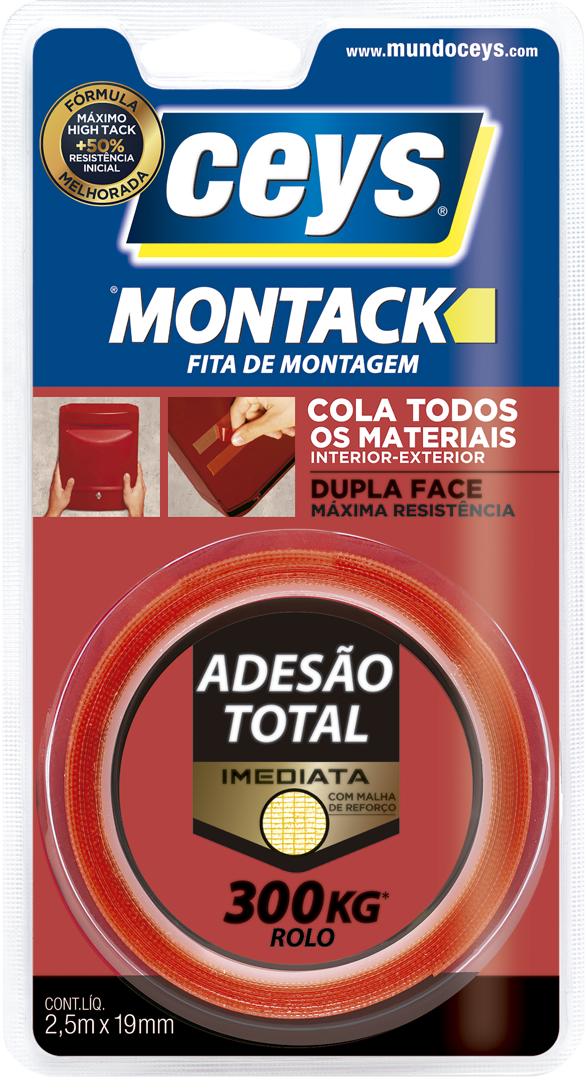 Fita dupla face CEYS MONTACK 2.5MX19MM - 7
