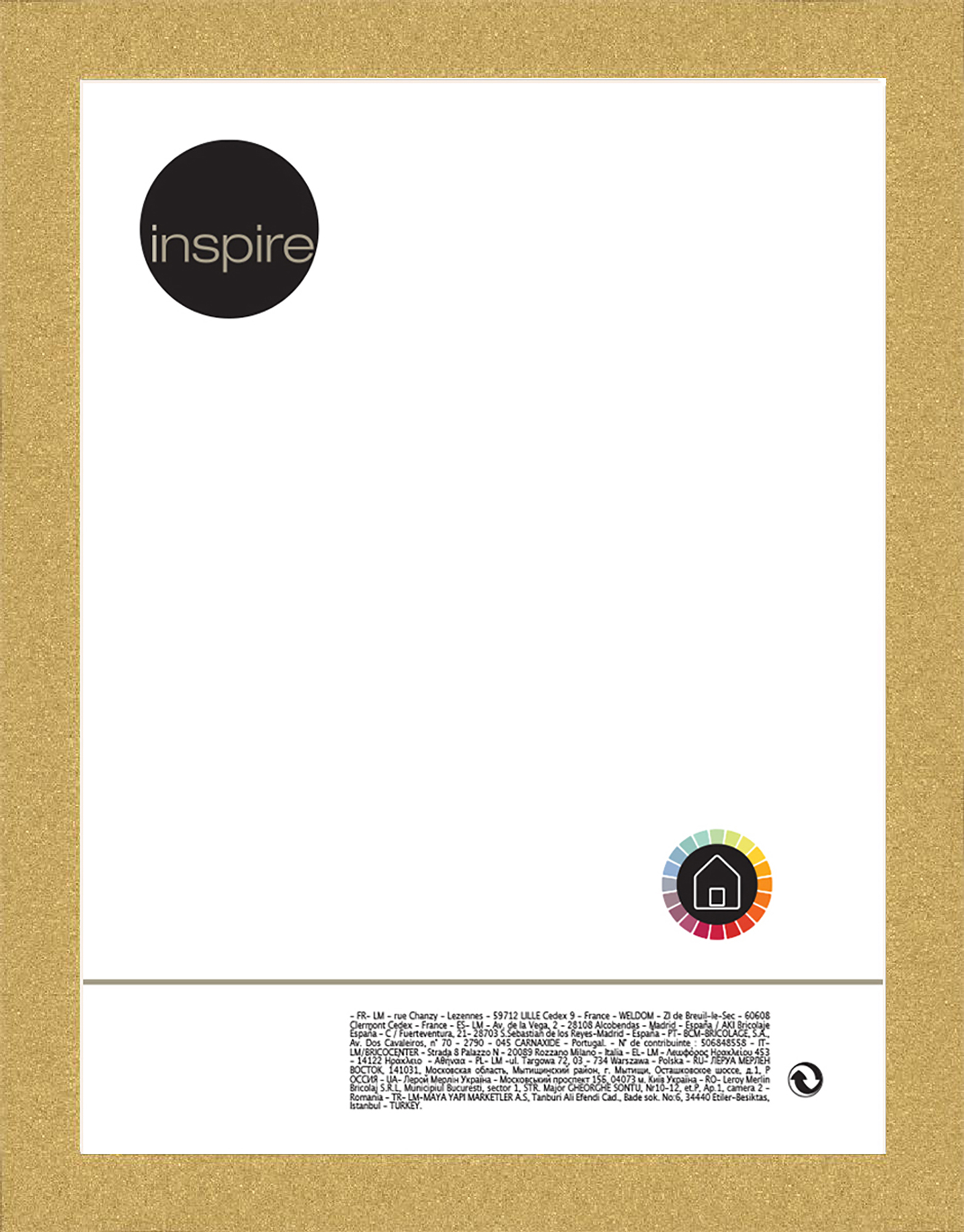 Moldura 15x20 cm lario ouro - 2