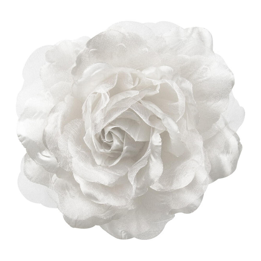 Flor com pinça BRANCO - 2
