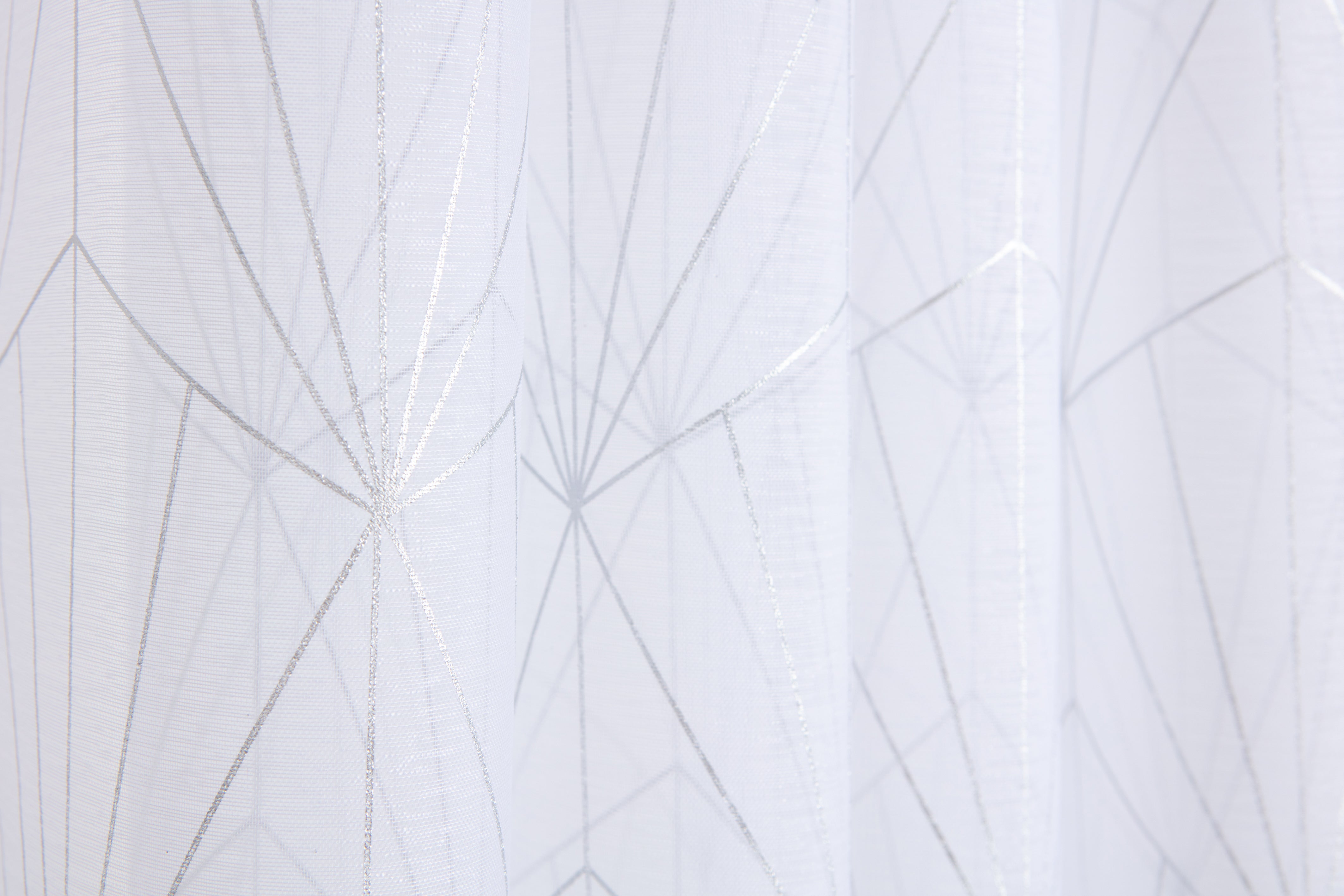 Cortinado ILHOS LUCIANA BRANCO/PRATA - 3