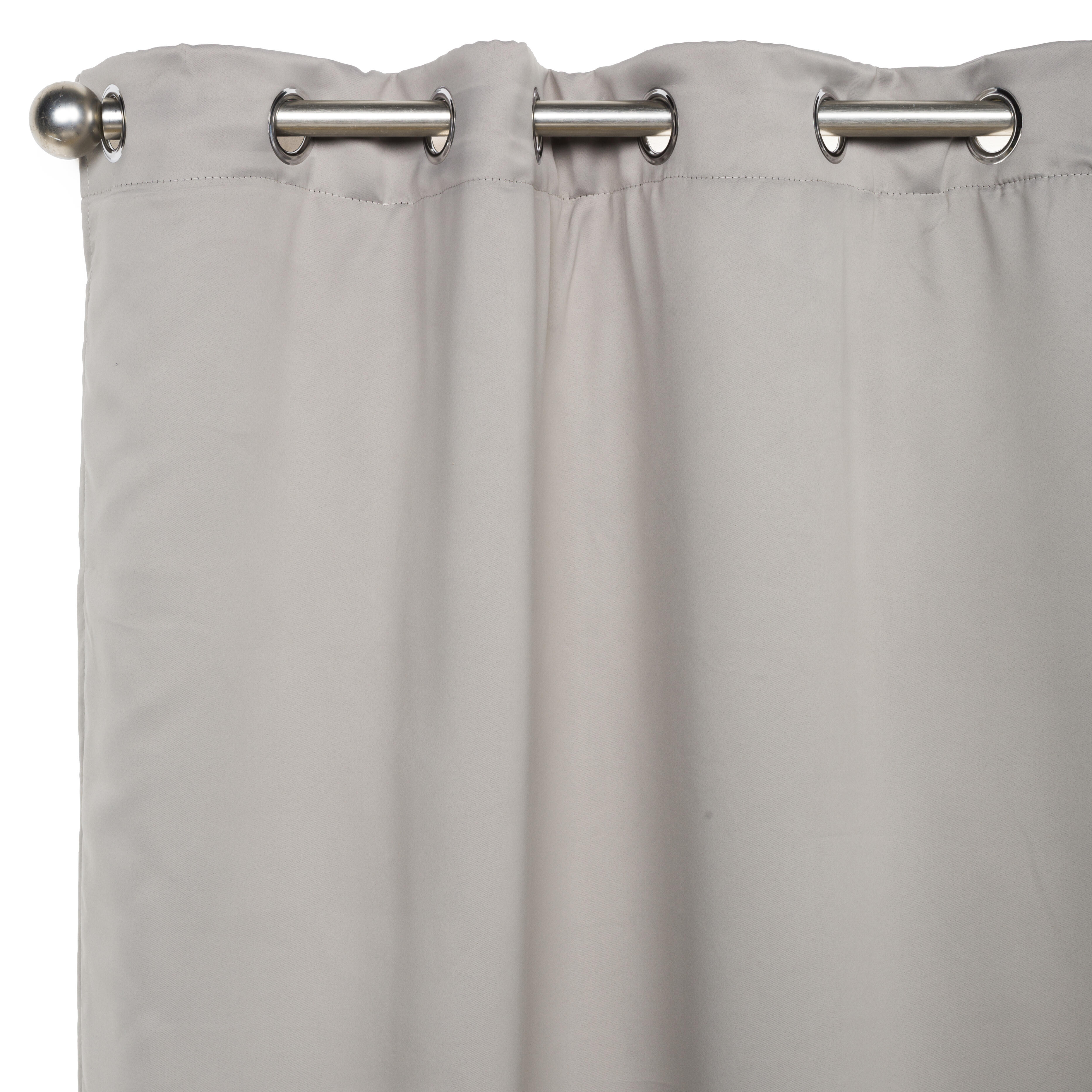 Tenda Oscurante termica antirumore Tortora, occhiello 135x280 cm - 7