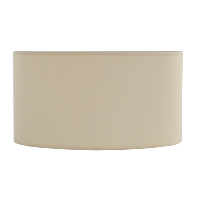 abajur oval liso nº6 M branco marfim 55 cm Inspire