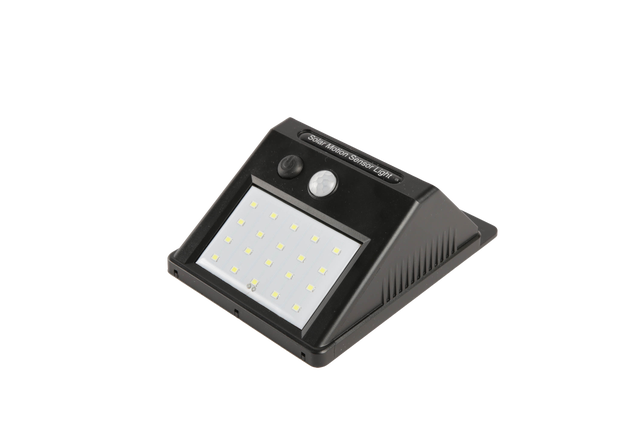 Candeeiro de parede solar 320lm IP54 9,6X12,5 cm preto Sulion