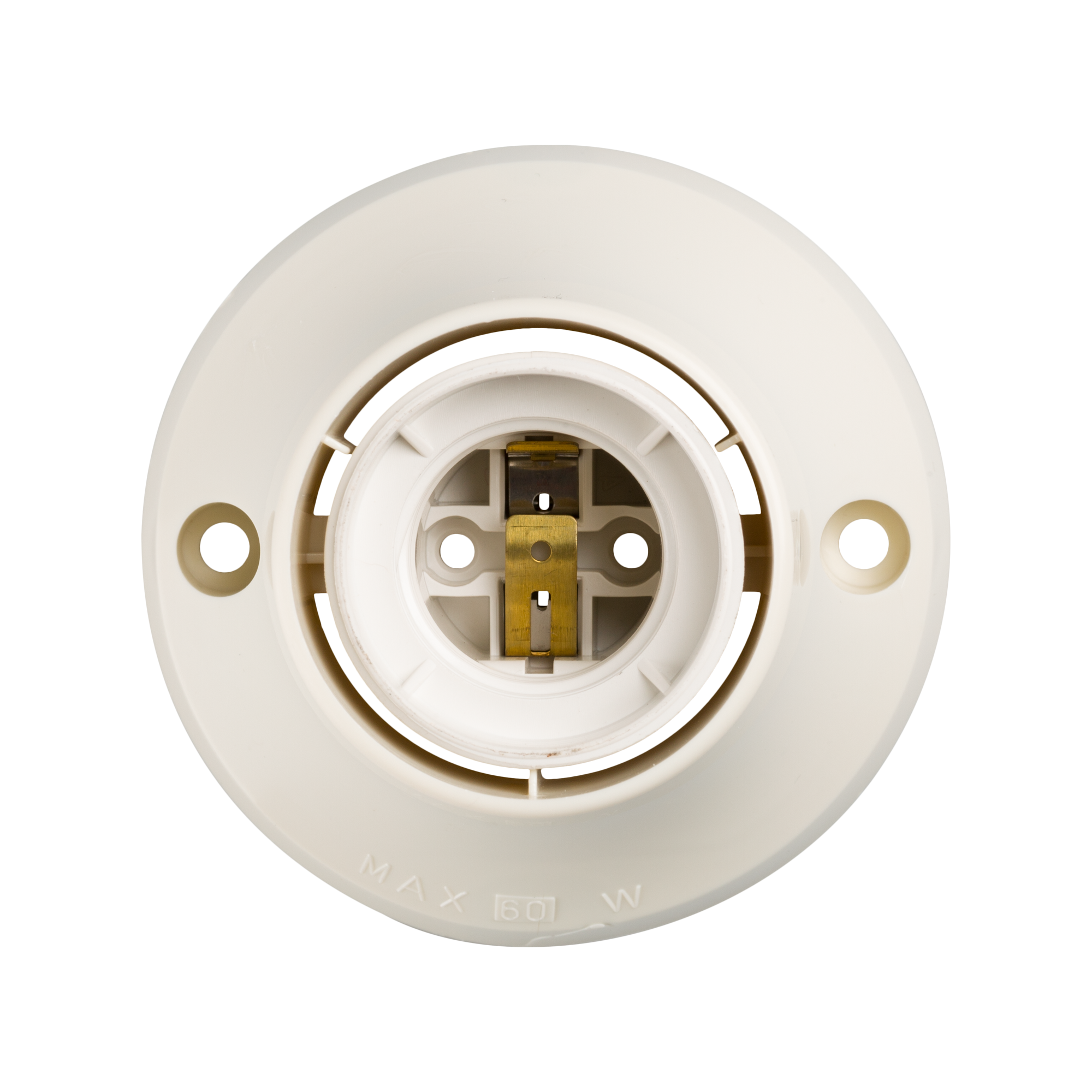 Suporte e27 branco base recta gsb - 3