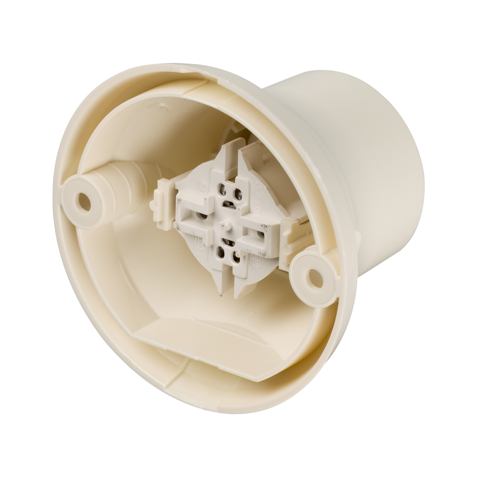 Suporte e27 branco base recta gsb - 2