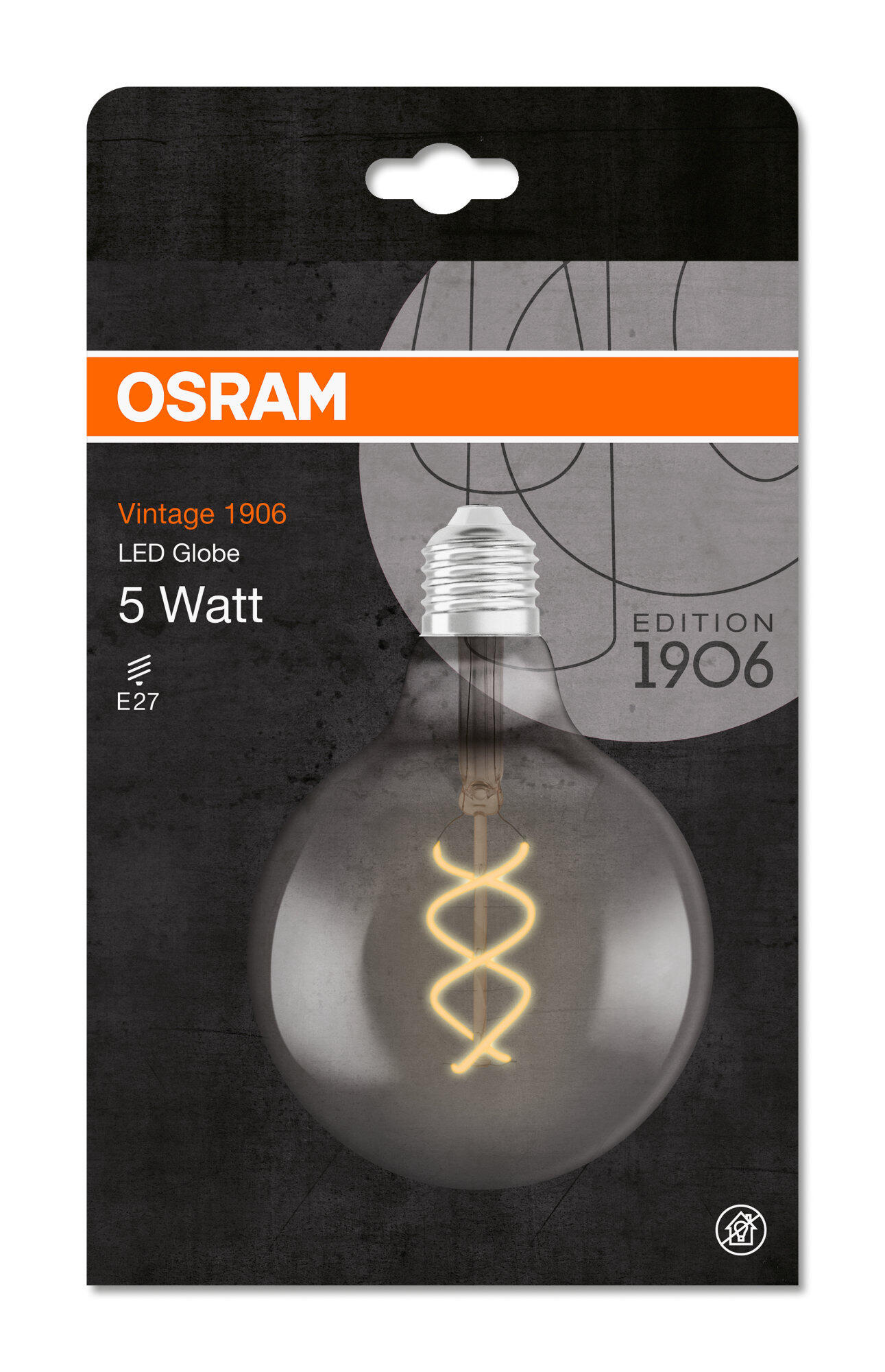 Lâmpada led decorativa E27 esférica GL25 dimável 818 lm vidro escuro - 10