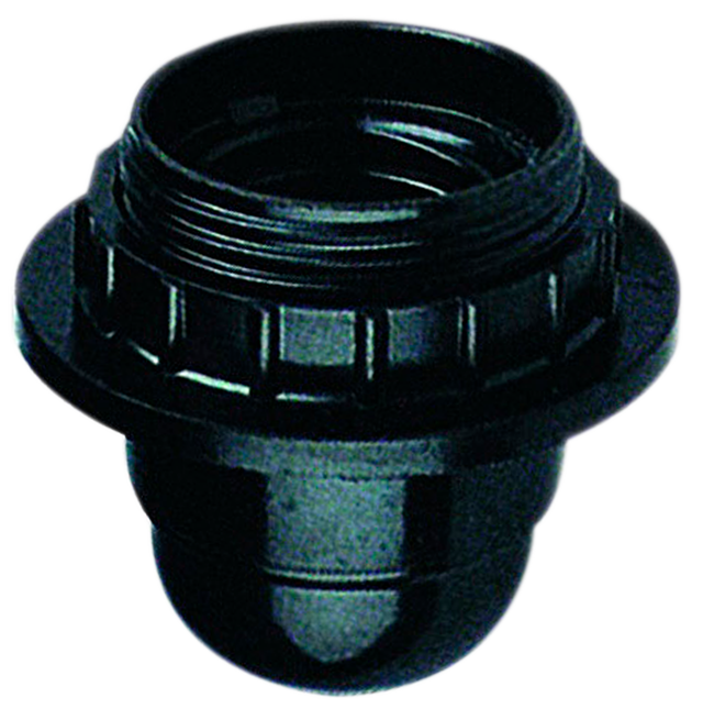 Casquilho para abajur BK E27 PRETO
