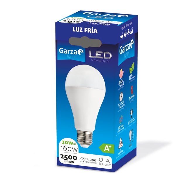 Lâmpada led E27 standard 2500 Lm 6500 K Garza
