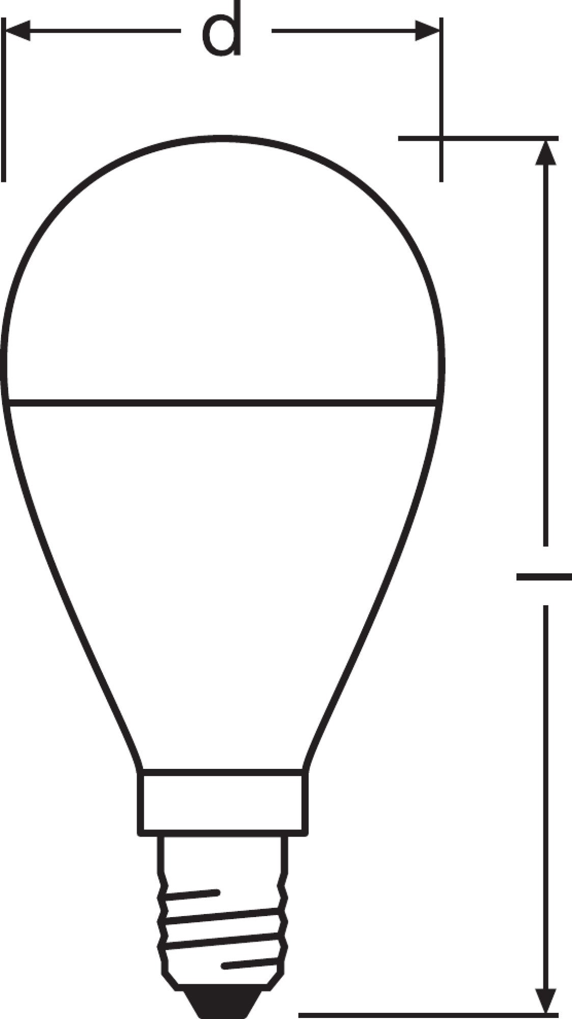 Lâmpada led esférica E14 806 lm 6500 K branco Osram
 - 2