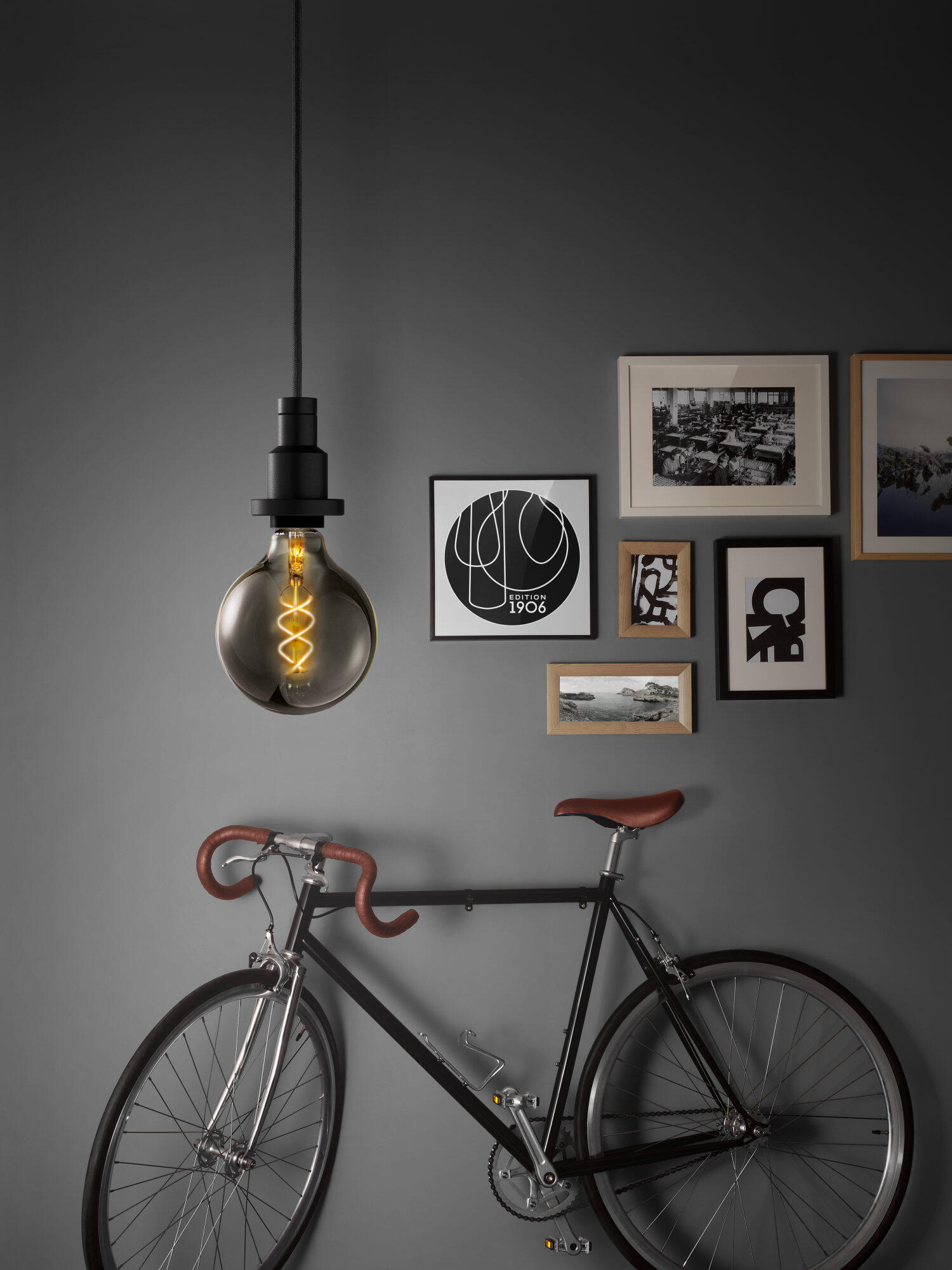 Lâmpada led decorativa E27 esférica GL25 dimável 140 lm 1800 K vidro escuro
 - 4