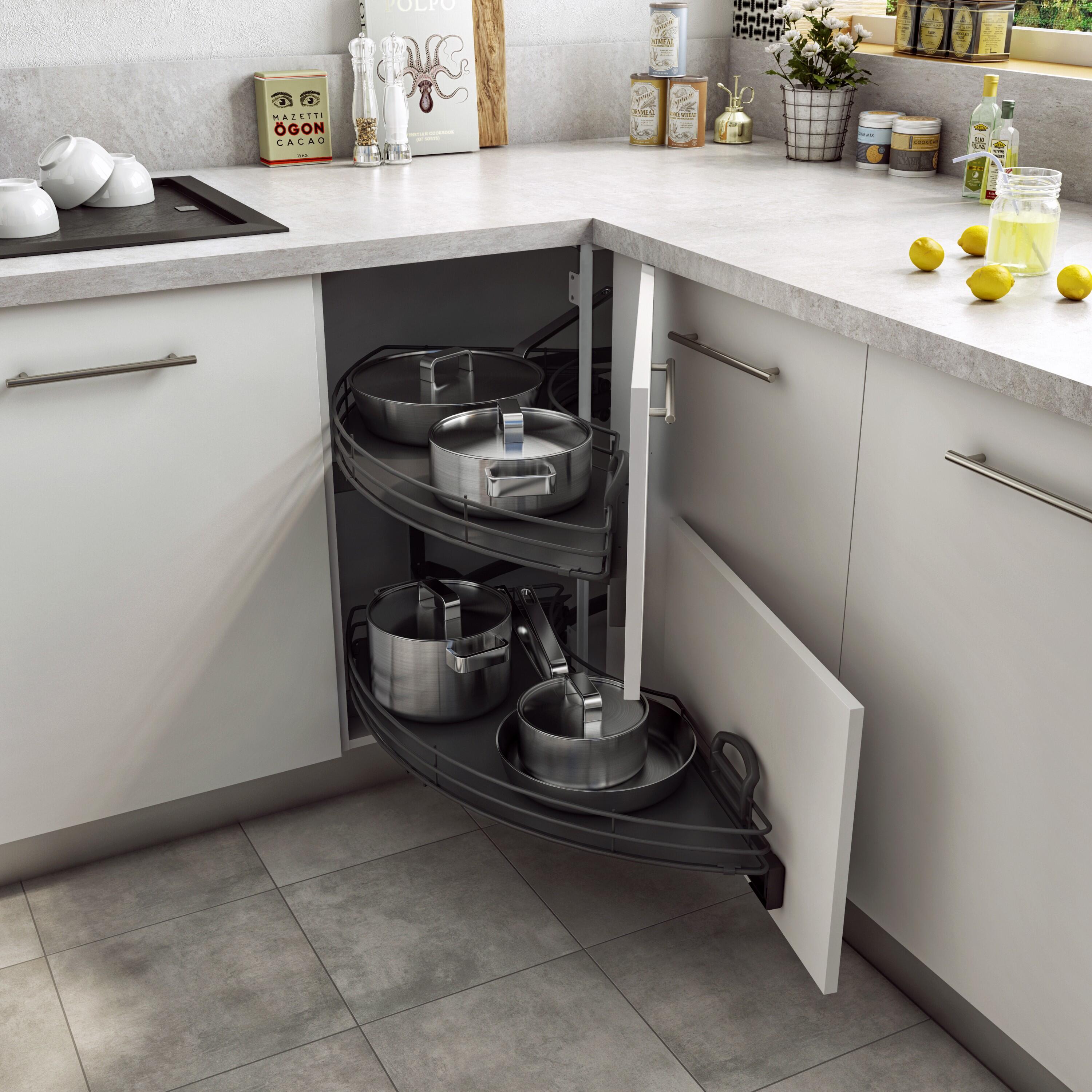 Accesorio extraíble rincón 2 cestas DELINIA ID 56x106x76.8 cm - 9