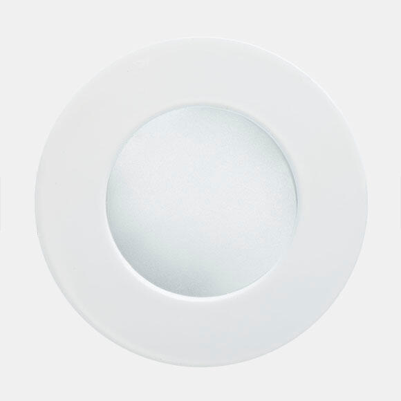 Portafaretto da incasso in alluminio LECCO GU10 bianco tondo IP65 INSPIRE - 6