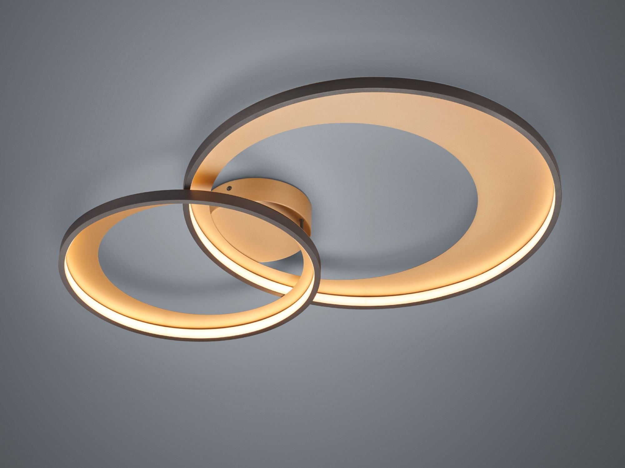 Plafón Módulo LED 3250 lm gris 85 cm amarillo | Leroy Merlin