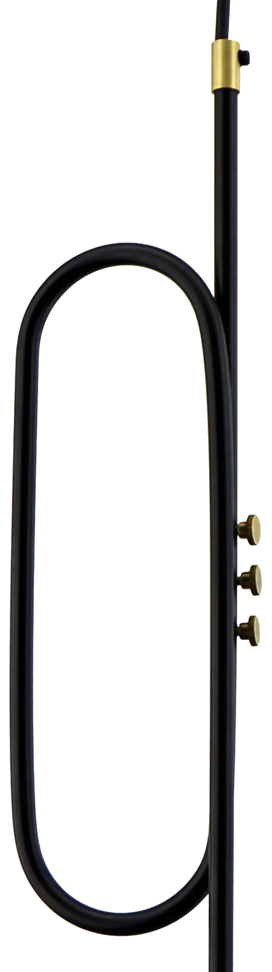 Candeeiro de teto suspenso TROMPETA JAZZ PRETO - 5