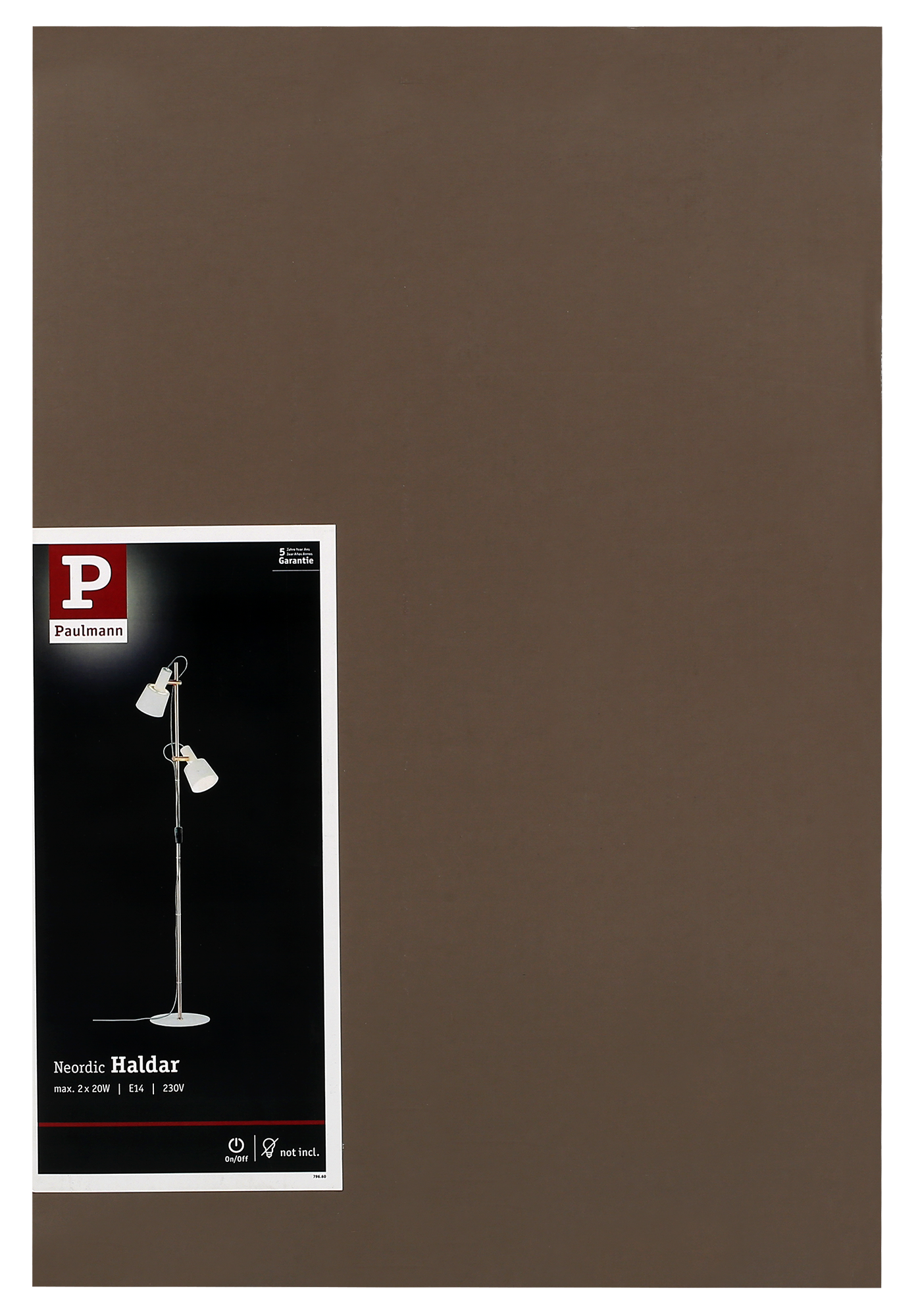Candeeiro de pé HALDAR BRANCO/COBRE - 6