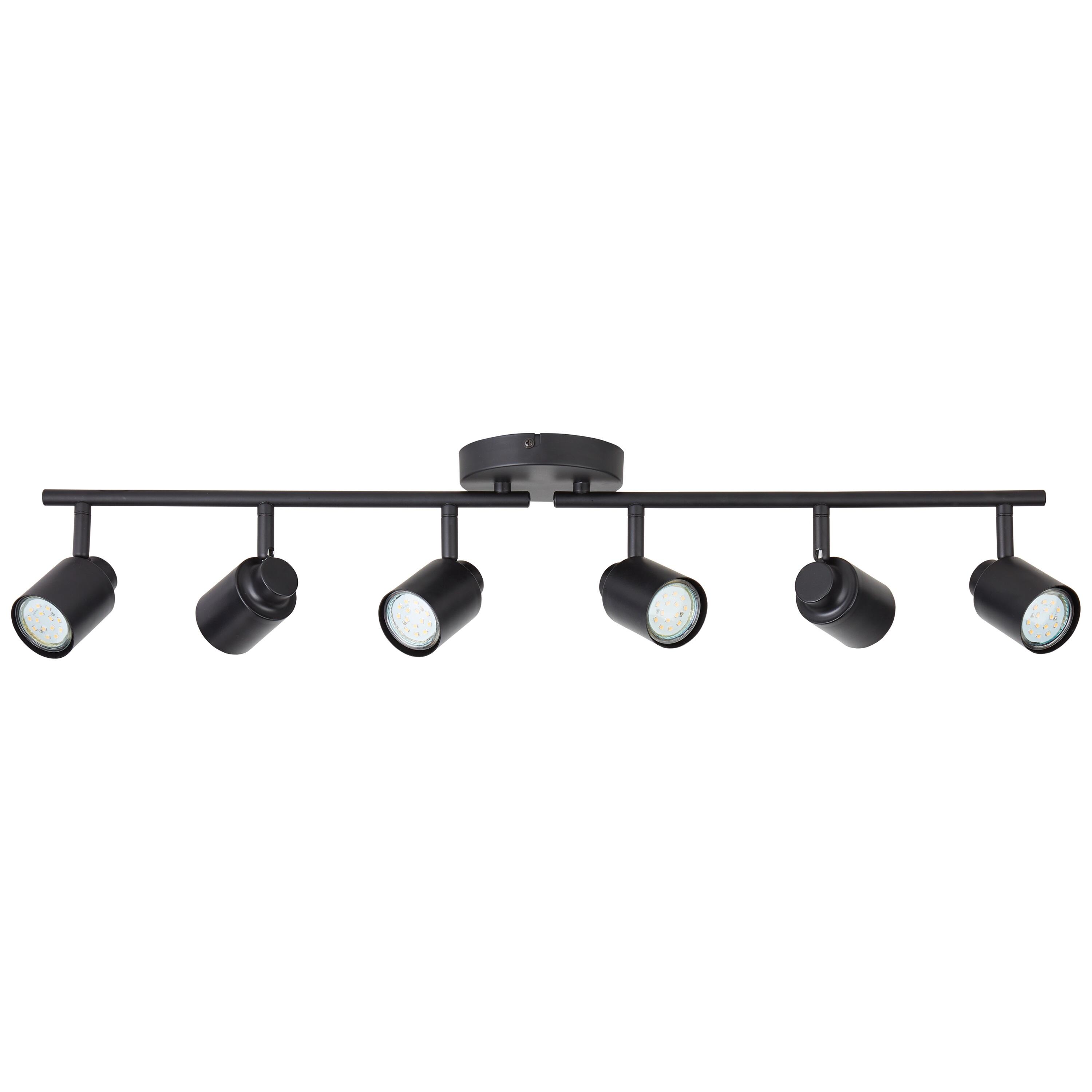 Foco decorativo INSPIRE TEKLA 6 LÂMPADAS GU10X6 METAL PRETO - 19