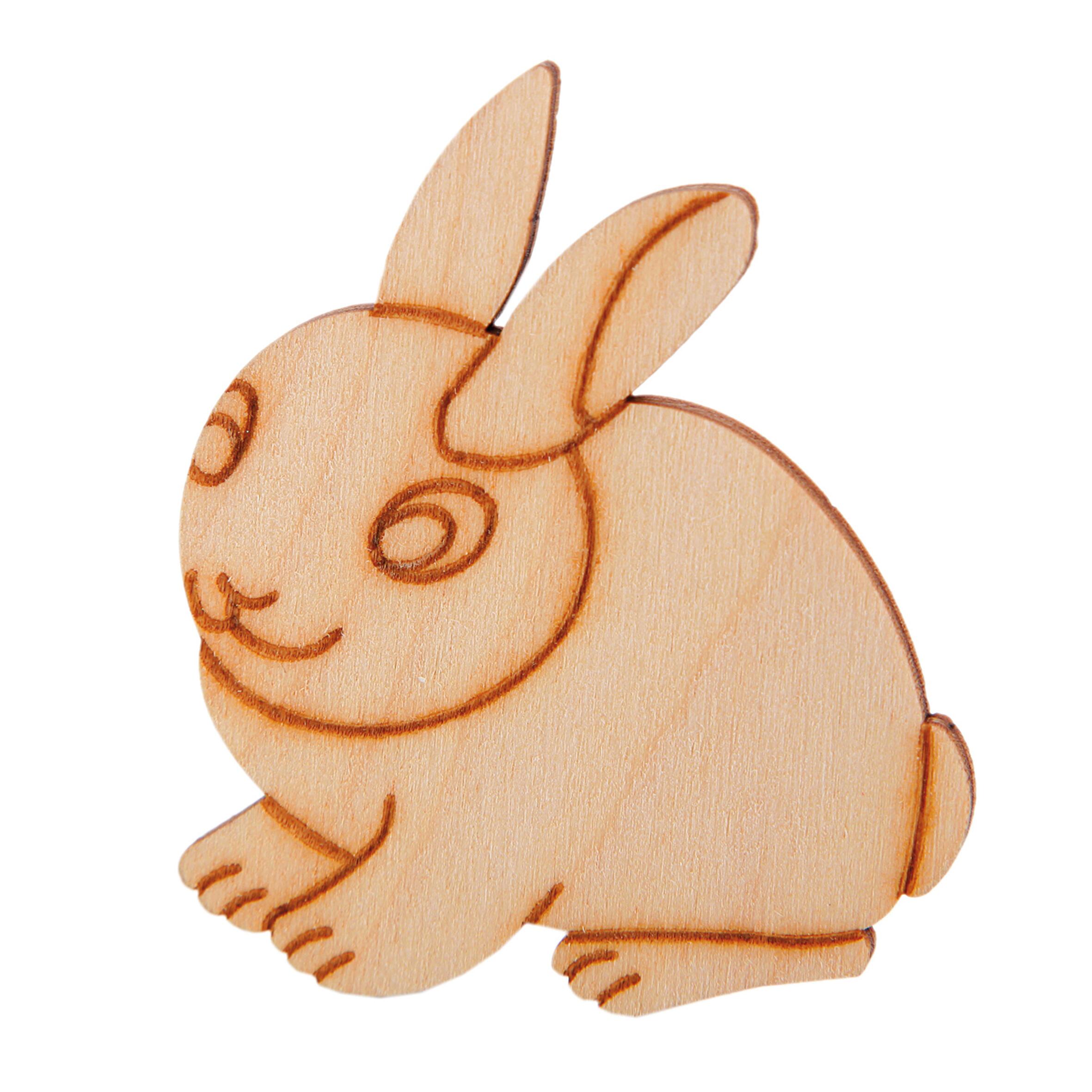 Stuzzicadenti Pasquali In Legno - Con Coniglietto E Carota - Per Cocktail E Decorazioni - Foto 14