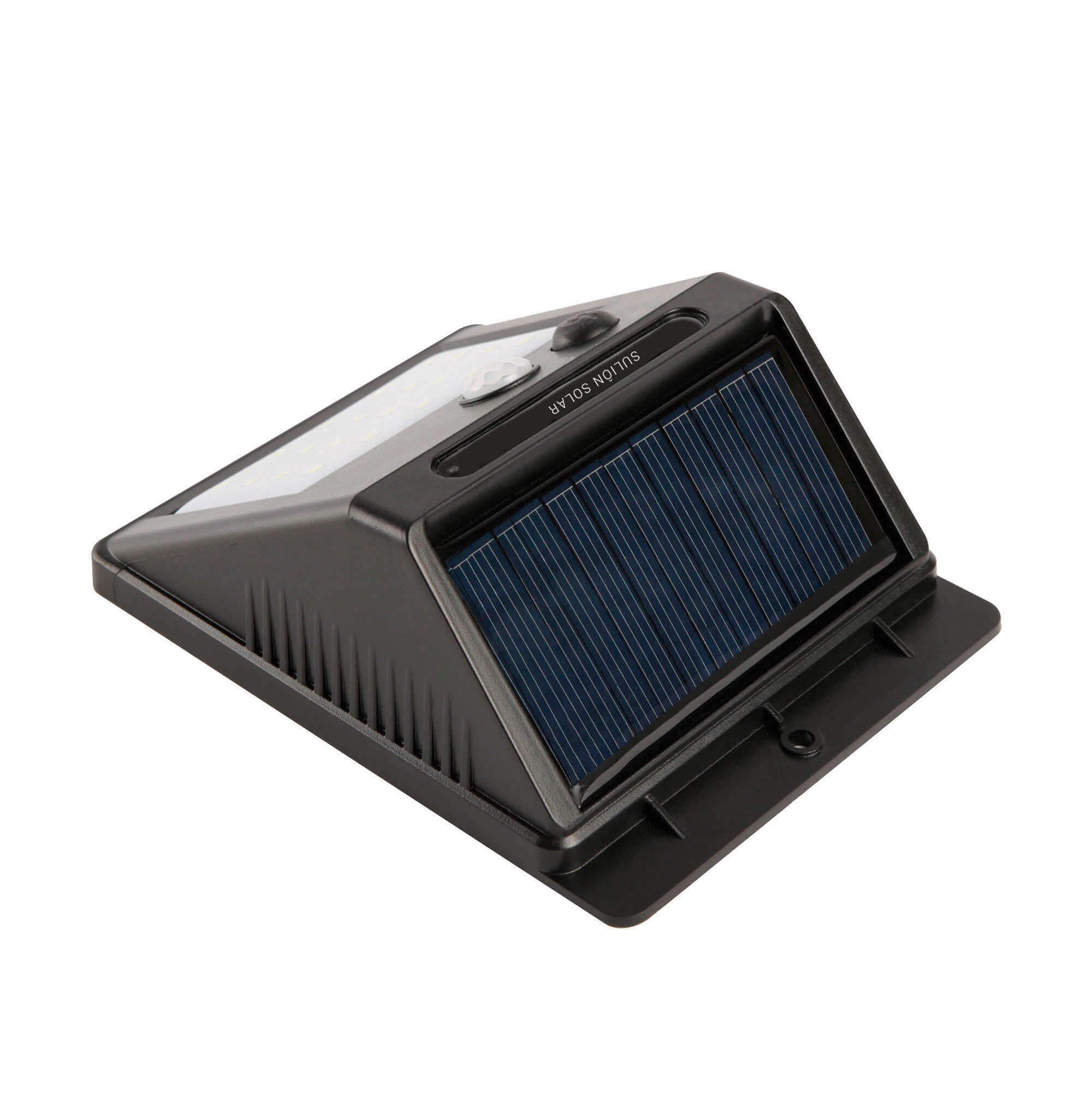 Candeeiro de parede solar 320lm IP54 9,6X12,5 cm preto Sulion - 2