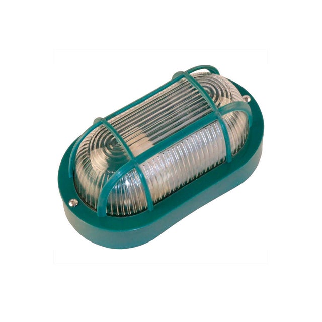 Candeeiro de parede de exterior Rapha E27 IP44 verde