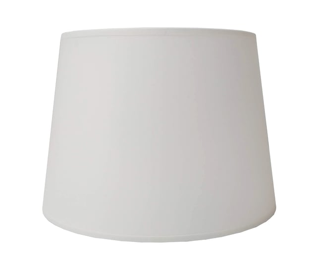 Abajur conico d35 algodão branco