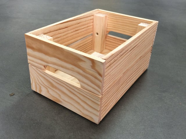 Caixa de madeira CREABOX 30X20X15CM