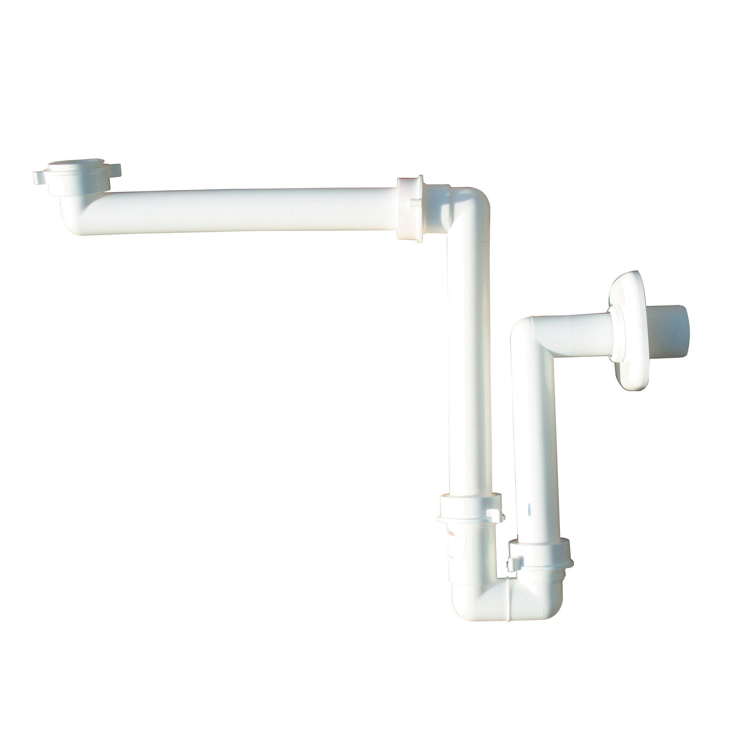 Sifone Lavabo Lira Ispezionabile - Bianco, Uscita 32-40 Mm - Foto 2