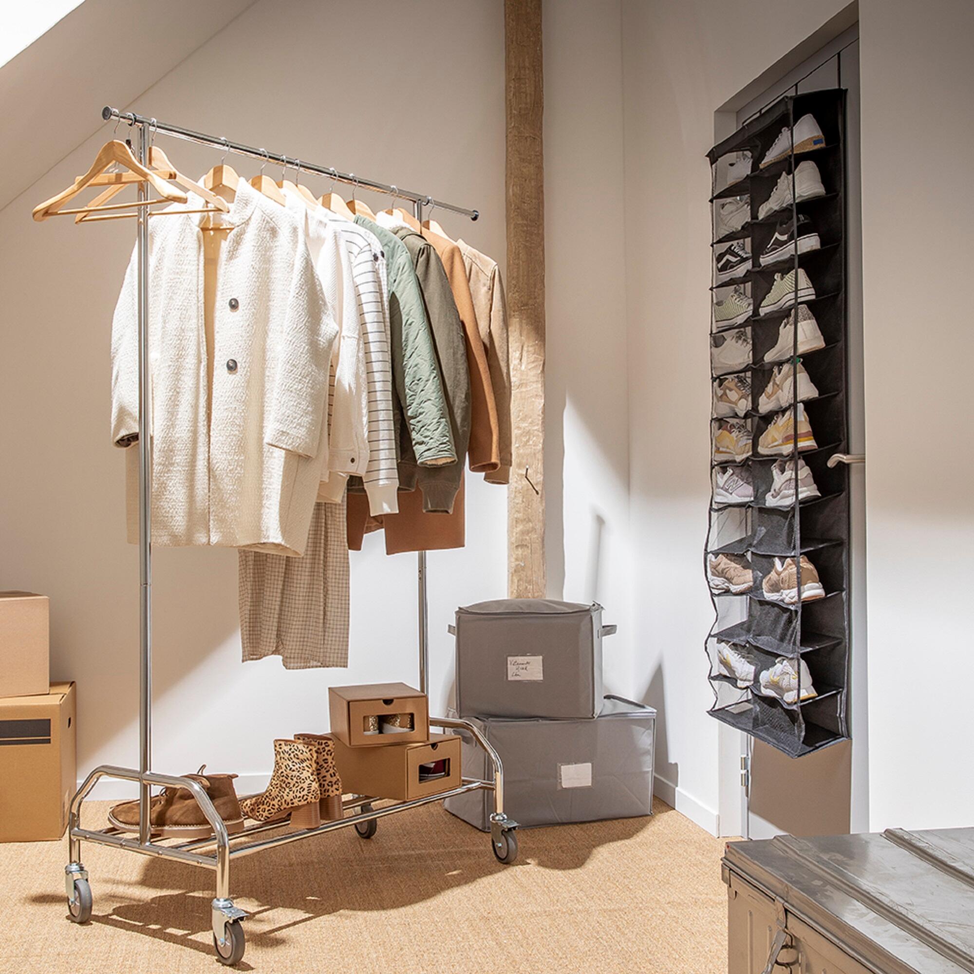 Caixa com saco de vácuo SPACEO 33X36X42CM CINZA - 10