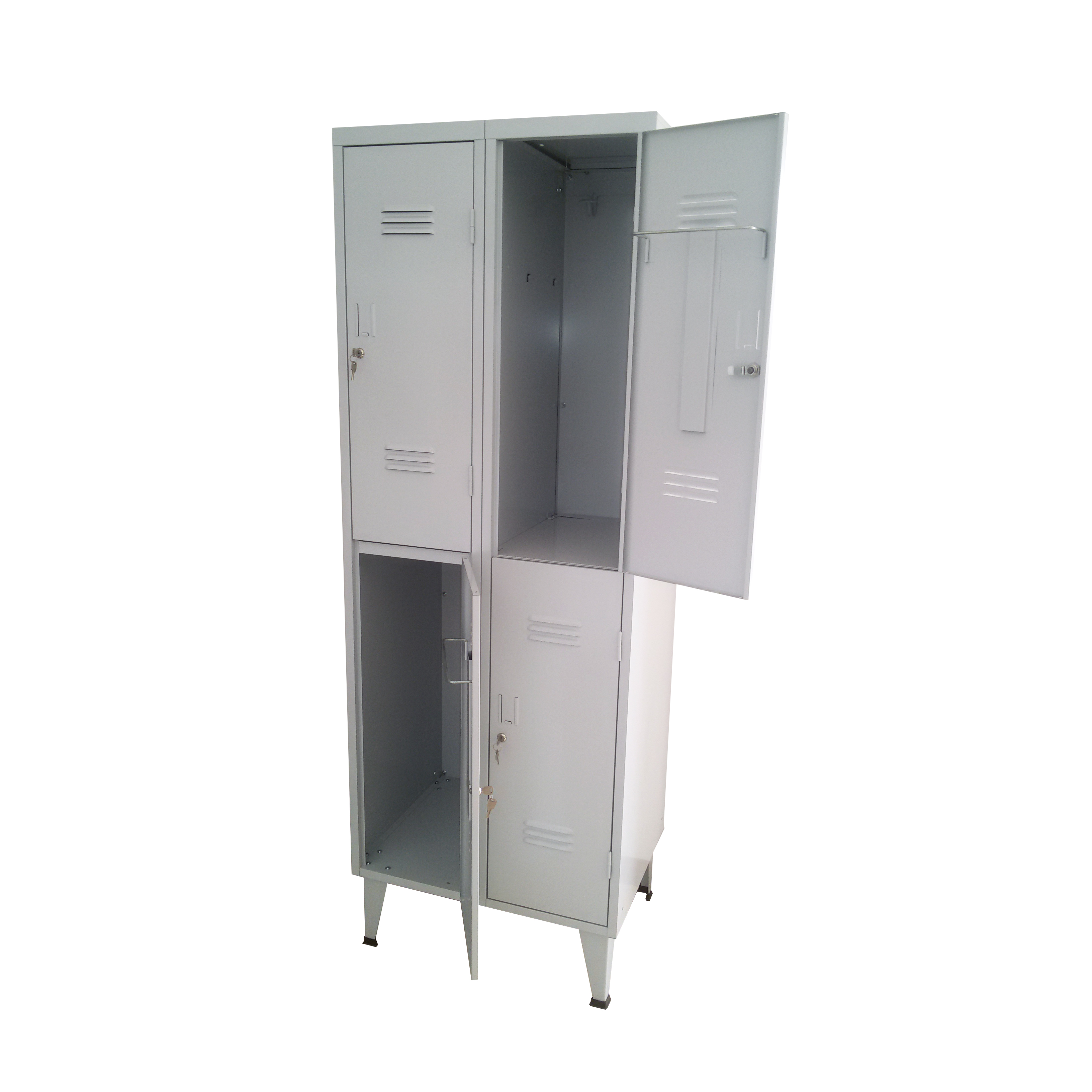 Cacifo aço com 4 portas 66,5 x 50 x 190 cm cinza - 3