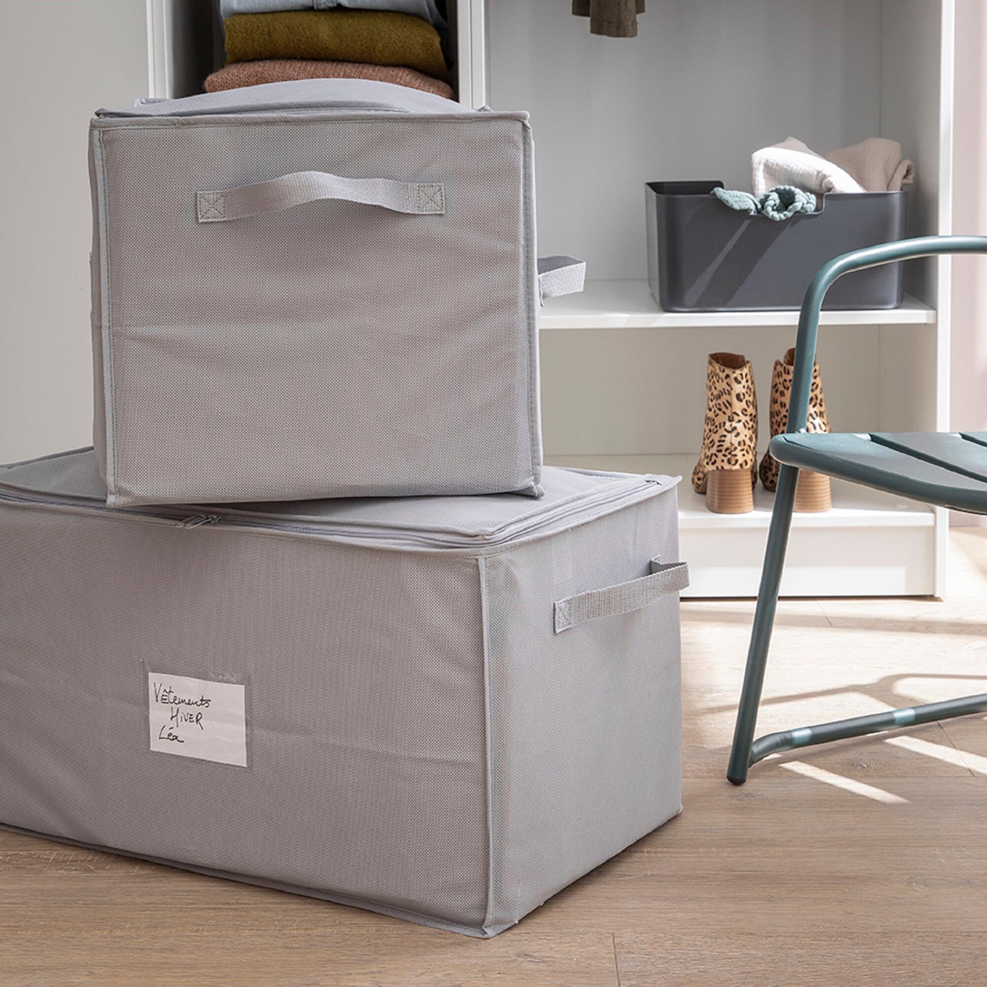 Caixa com saco de vácuo SPACEO 33X36X42CM CINZA - 9