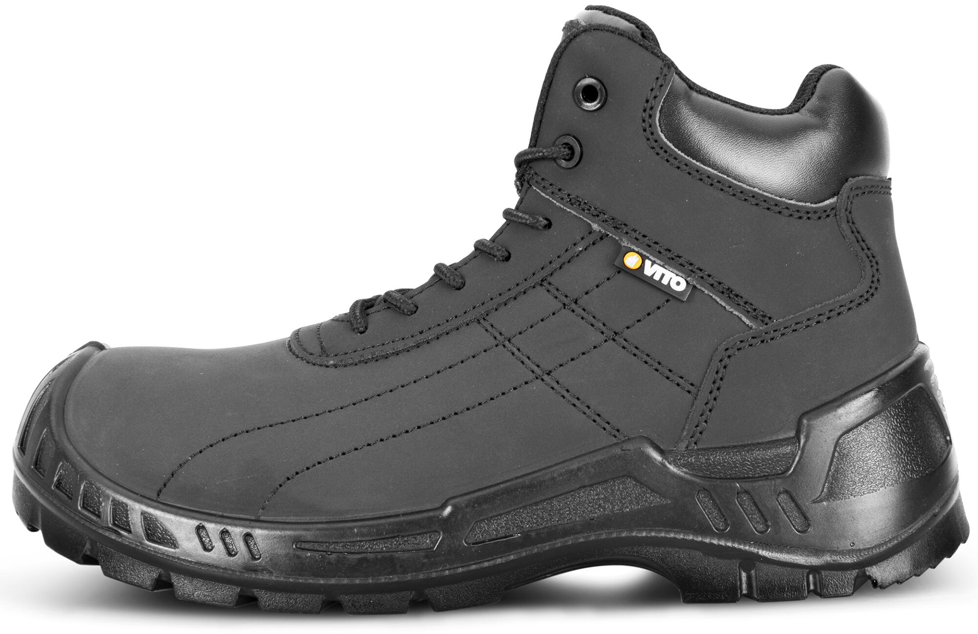 Bota de segurança preto S3 Tamanho 43 Vito Comfortplus Kevlar