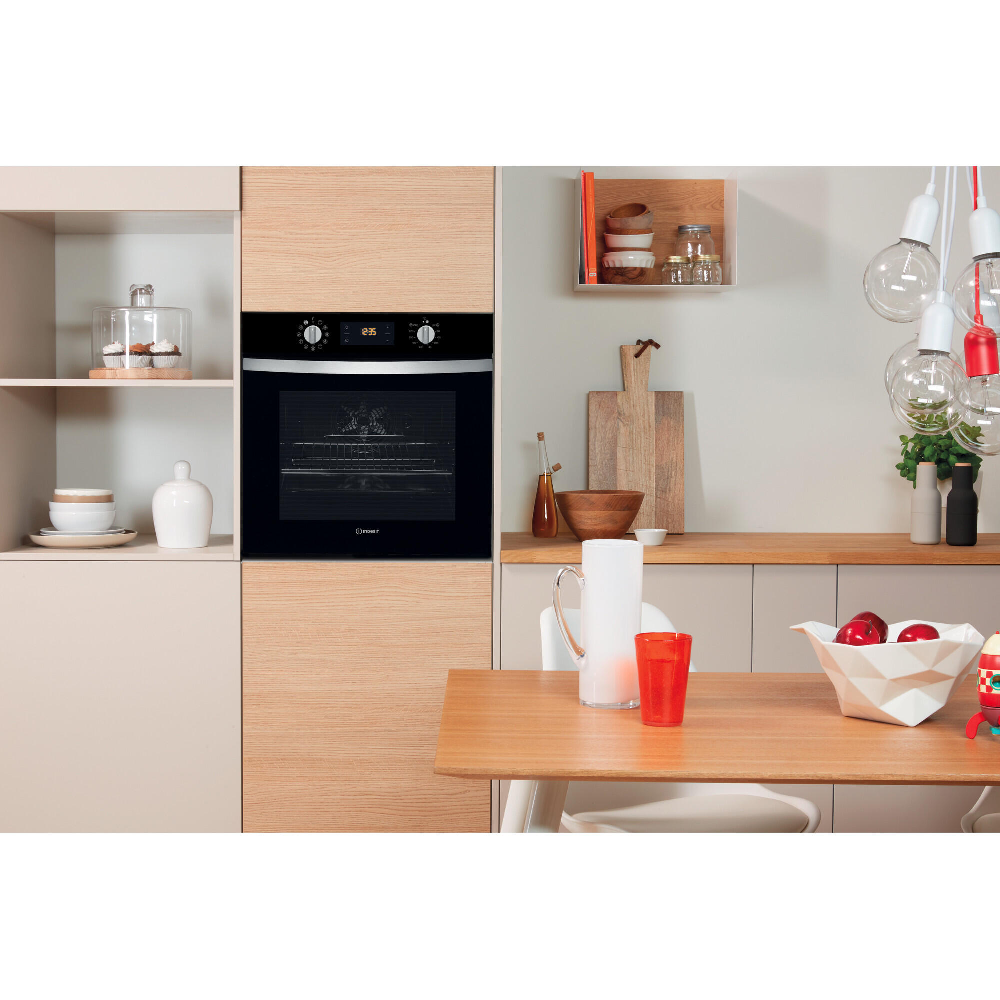 Forno da incasso elettrico multifunzione ventilato  INDESIT IFW 4844H BL pulizia vapore - 3