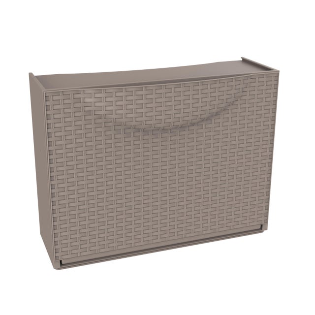 Scarpiera TERRY STORAGE Harmony box 1 anta apertura a ribalta, L 51 x H 39 x P 19 cm 3 paia, tortora