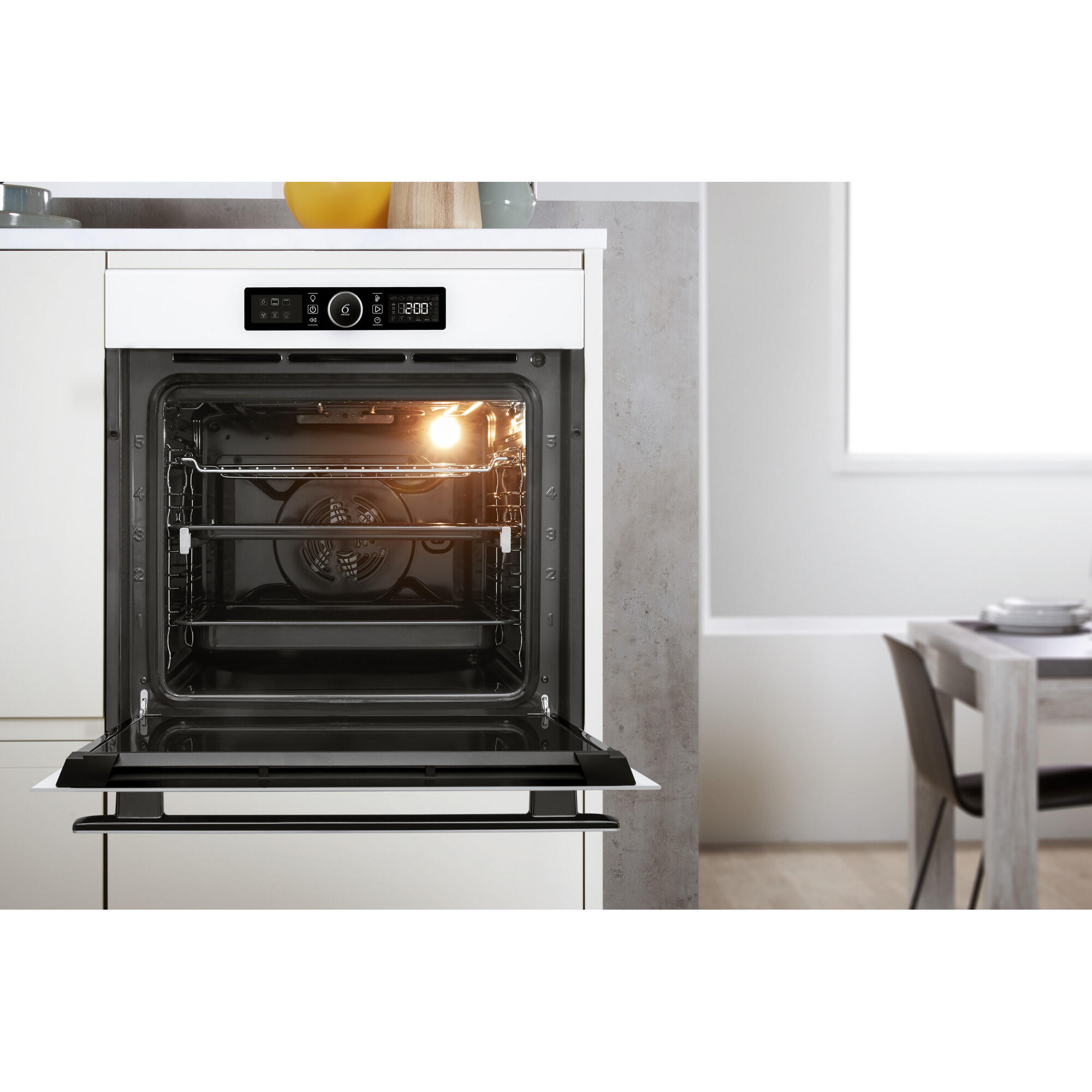 Forno de encastrar multifunções 59.5 x 56.4 x  59.5 cm branco Whirlpool AKZ9 6220 WH - 4
